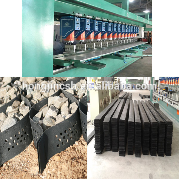 Welded PET geogrid/welded steel-plastic geogrid/Welded PP geogrid making machine line